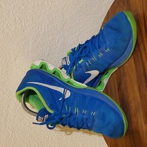 Mens Nike Reax Zoom Lightening Training Shoes Blue Light Green Sz.9